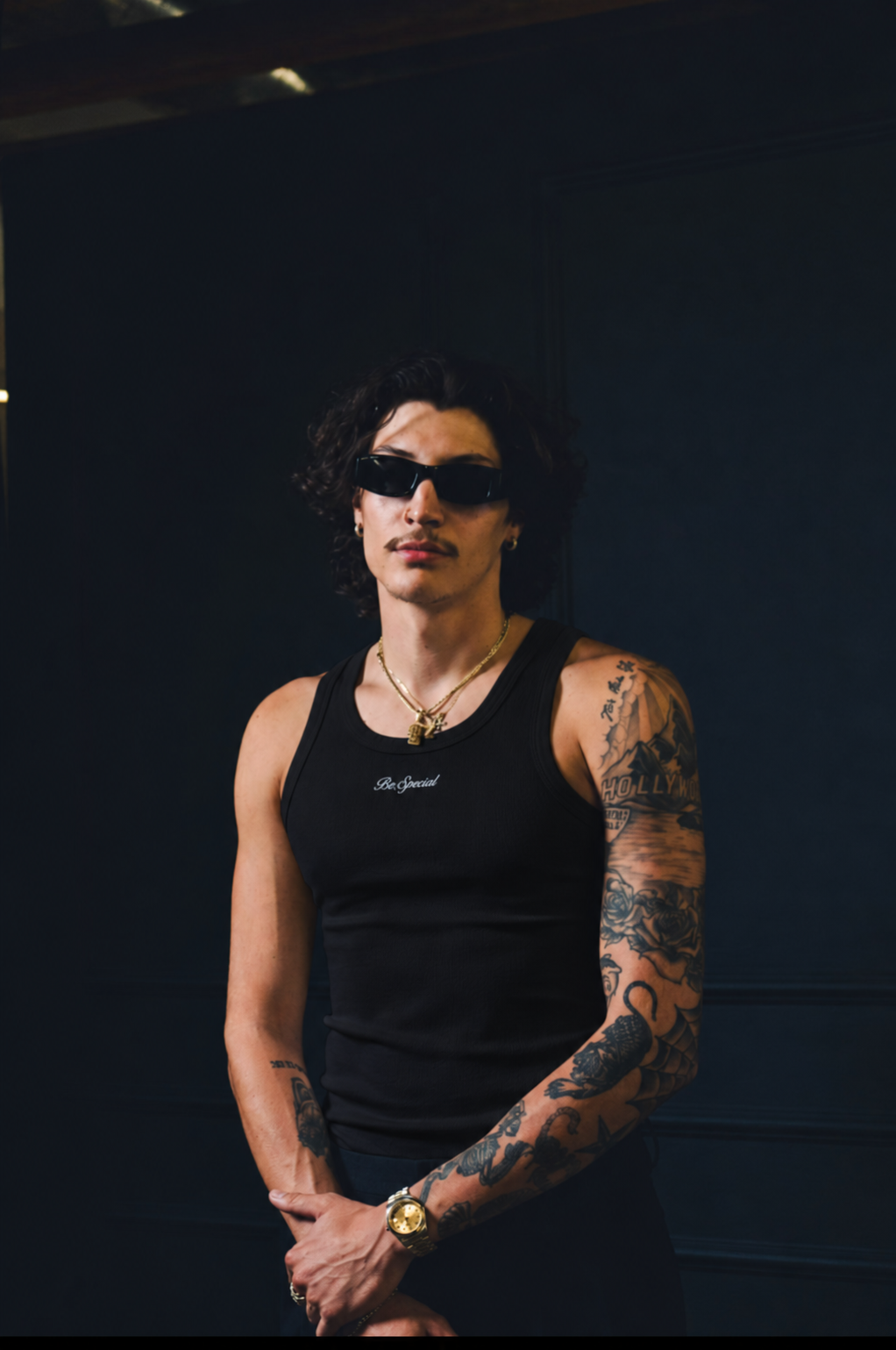 Black Essential Performance Tank Top