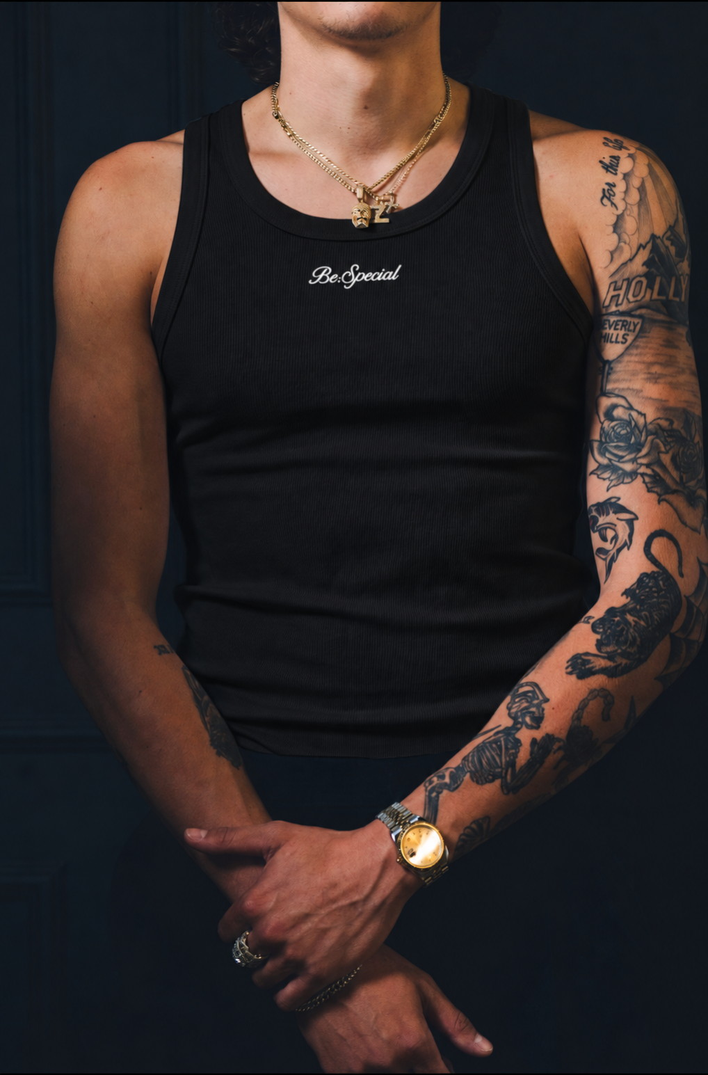 Black Essential Performance Tank Top