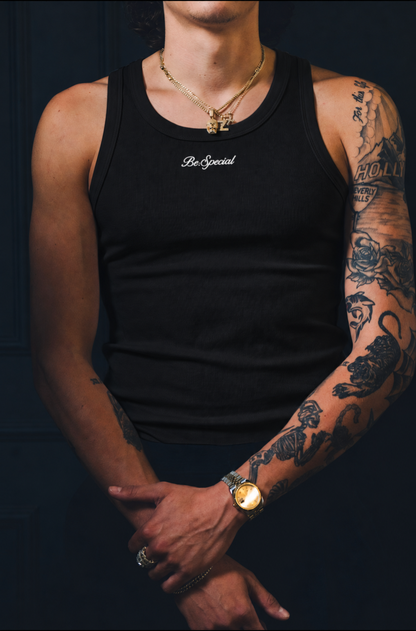 Black Essential Performance Tank Top