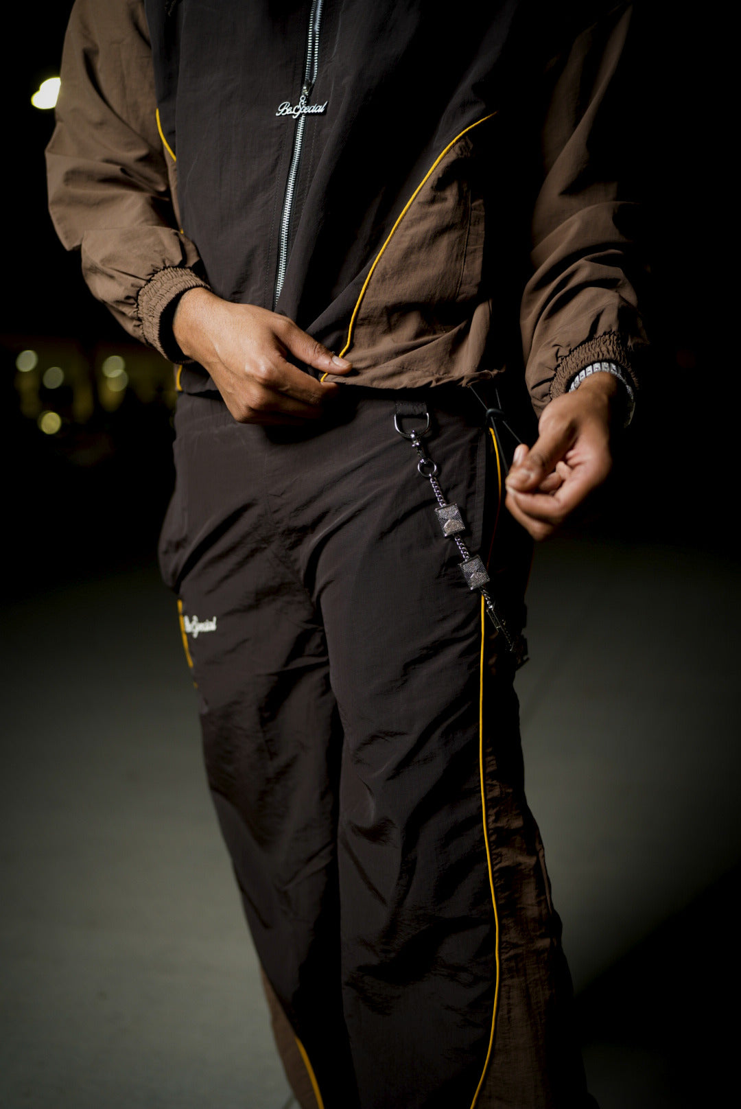 Off The Clock Tracksuit Mocha Set