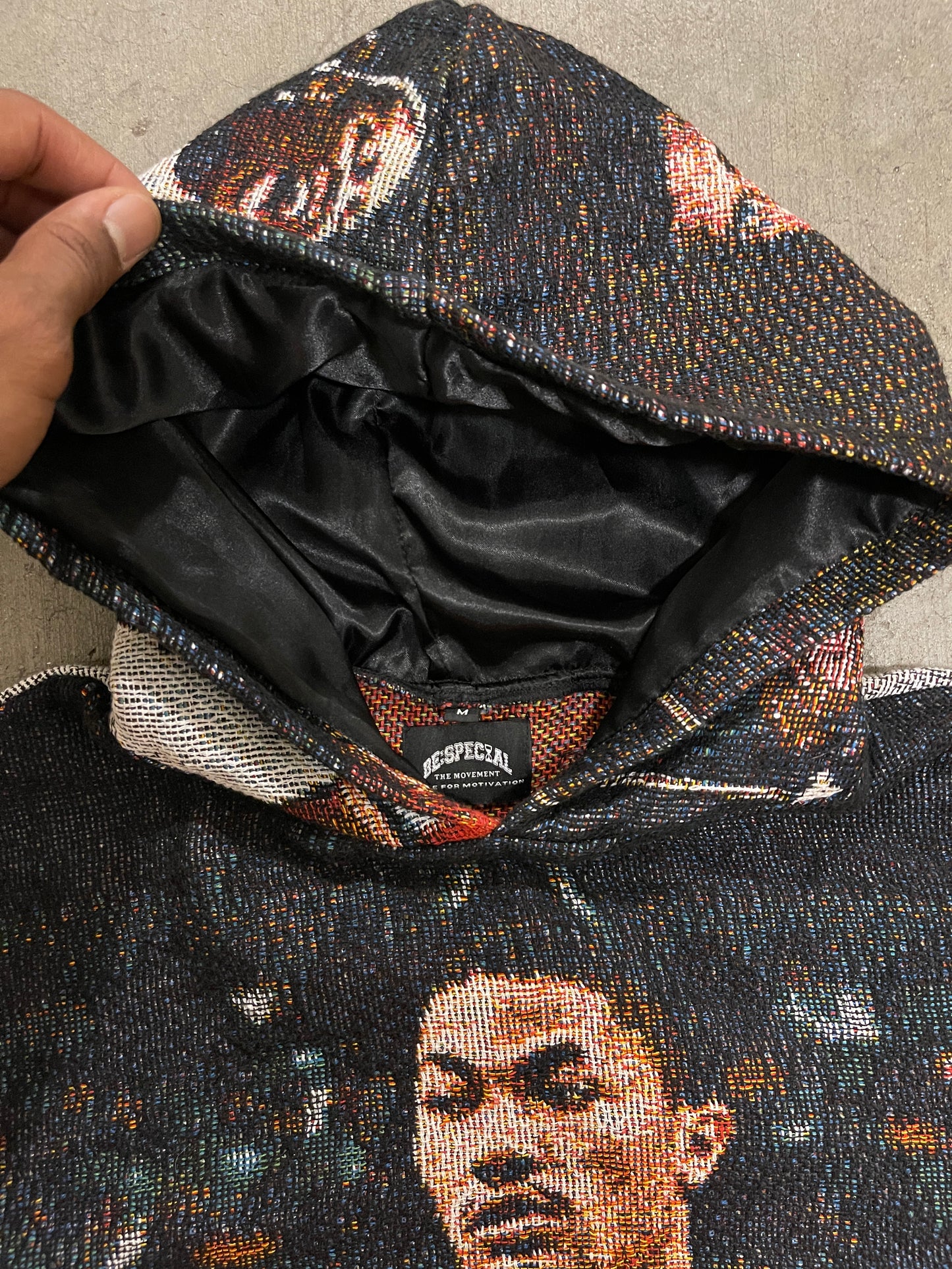 D. Rose Tapestry Hoodie