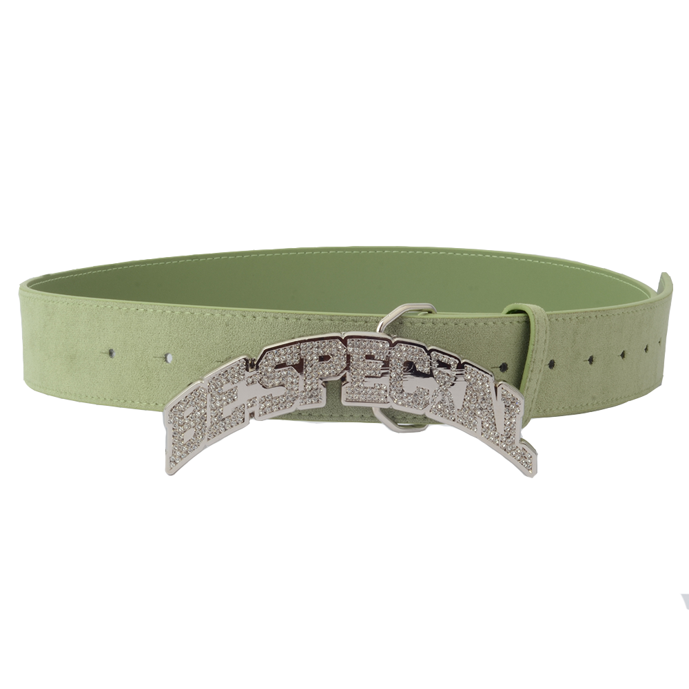 Rhinestone Suede Belt