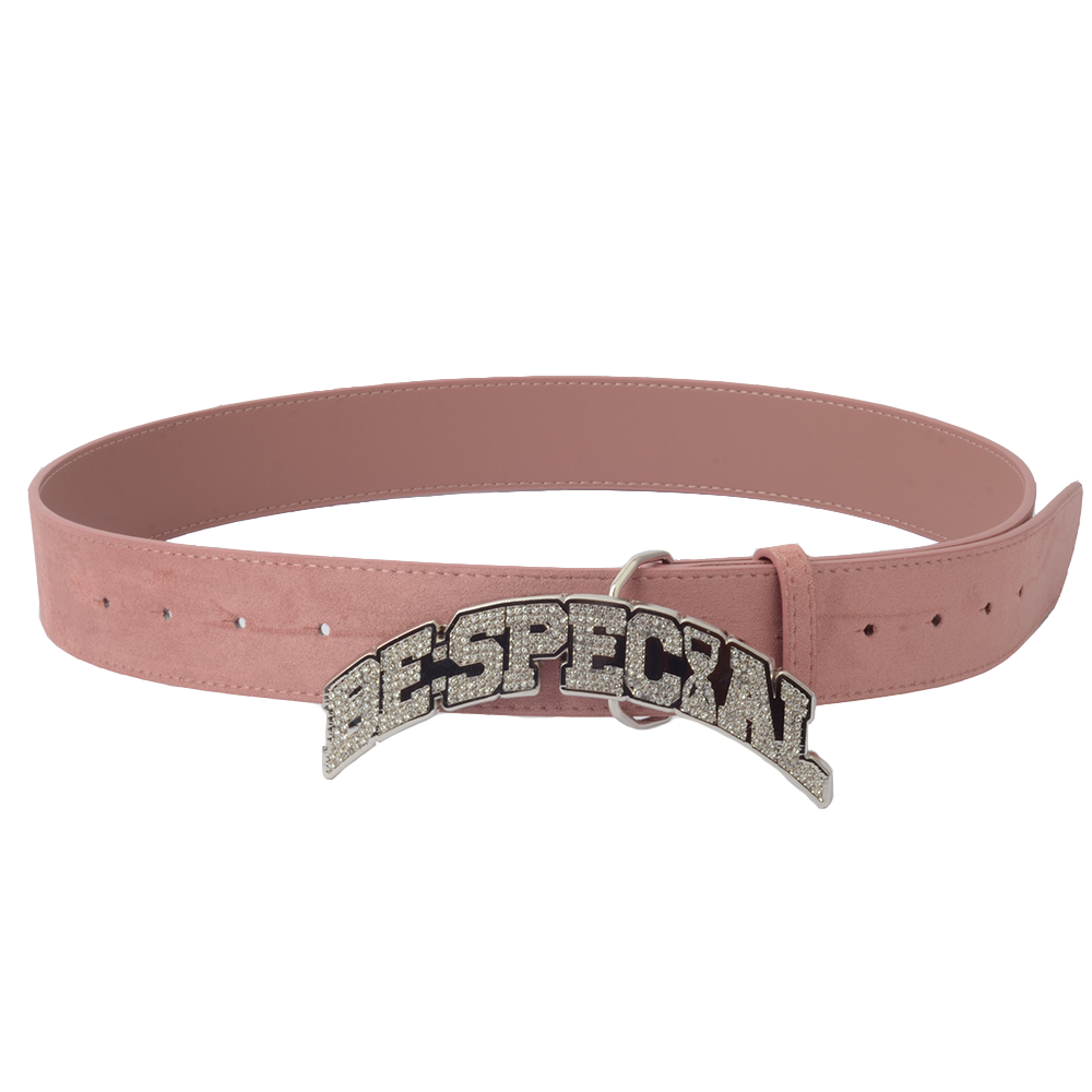 Rhinestone Suede Belt