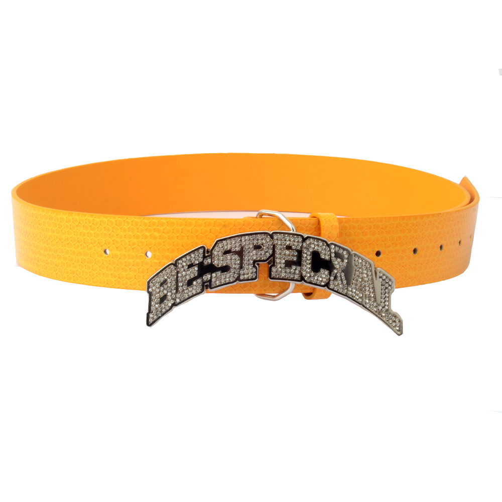 Rhinestone Suede Belt